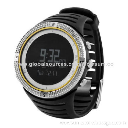 Outdoor Sports Watch with Compass, Altimeter, Barometer and Thermometer